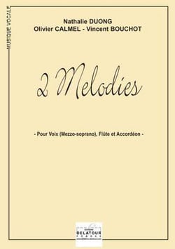 2 melodies pour mezzo-soprano, flûte et accordéon
