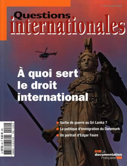 Revue questions internationales : à quoi sert le droit international (mai-juin 2011)