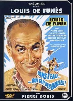 Dans l'eau qui fait des bulles