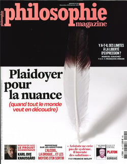 Philosophie magazine n  145  plaidoyer pour la nuance - decembre 2020/janvier 2021