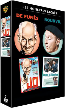 Monstres sacrés - Coffret De Funès / Bourvil - Jo + Le mur de l'Atlantique