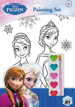 La reine des neiges - set de coloriages et peinture disney