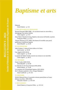 Baptisme et arts : Bulletin SHDBF 9 - 2024