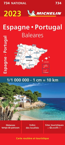 Carte Nationale Espagne, Portugal 2023