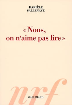 "nous, on n'aime pas lire"