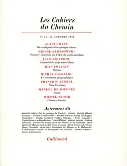 Les cahiers du chemin