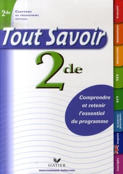 Tout savoir : 2nde - cahier d'activités