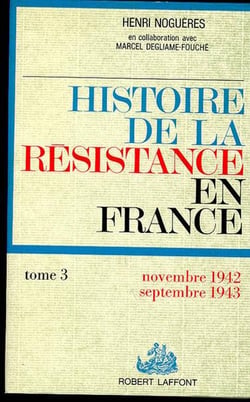 Histoire de la resistance - tome 3 - vol03