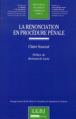 La renonciation en procédure pénale