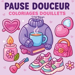 Pause douceur : Coloriages douillets