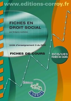 Fiches en droit social - unité d'enseignement 3 du DCG - fiches de cours