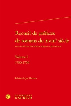 Recueil de préfaces de romans du XVIIIe siècle Tome 1 : 1700-1750