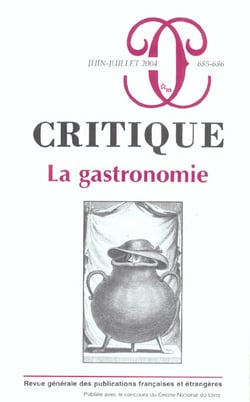 Revue Critique n.685 : la gastronomie