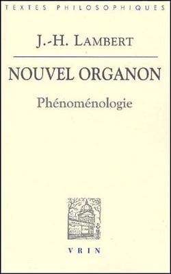 Nouvel organon - phénoménologie