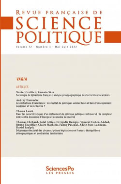 Revue française de science politique