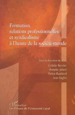 Formation relations professionnelles et syndicalisme a