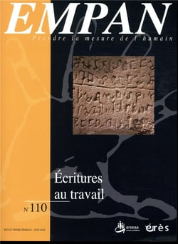 Revue Empan n.110 : écritures au travail