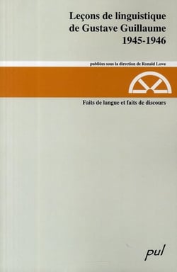 Lecons de linguistique de gustave guillaume v 18 1945-1946