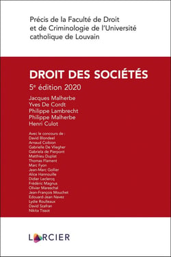 Droit des sociétés (édition 2019)