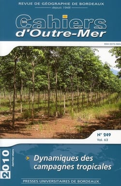 Dynamiques des campagnes tropicales