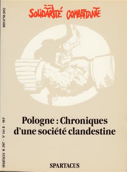 POLOGNE : CHRONIQUES D'UNE SOCIETE CLANDESTINE  b144