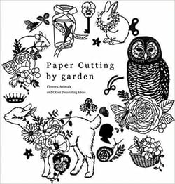 Paper cutting by garden - flowers, animals and other decorating ideas
