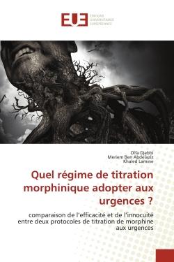 Quel régime de titration morphinique adopter aux urgences ? : comparaison de l'efficacité et de l'innocuité entre deux protocoles de titration de morphine aux urg