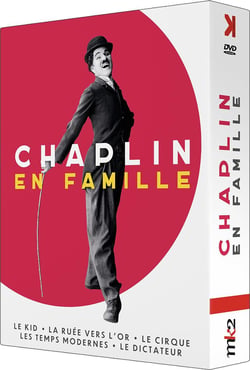 Chaplin en famille - Le dictateur + Les temps modernes + La ruée vers l'or + Le cirque + The Kid