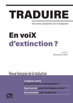 Traduire #247 : En voiX d'extinction