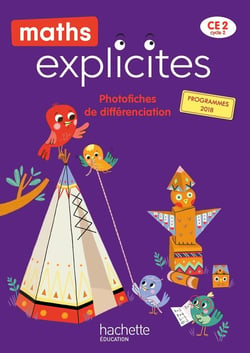 Maths explicites Tome 95 : Maths Explicites CE2 - Photofiches - Edition 2021