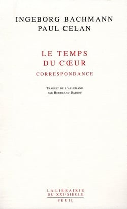 Le temps du coeur : Correspondance