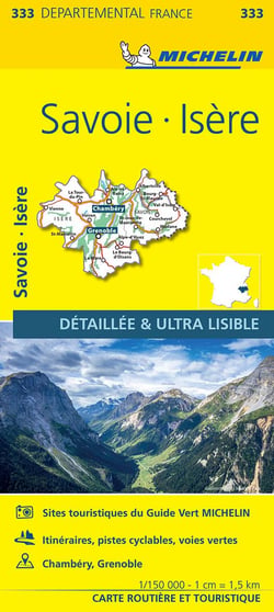 Cartes départementales n.333 : Isère, Savoie