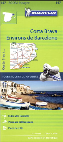 Cartes Zoom n.147 : Costa Brava - environs de Barcelone