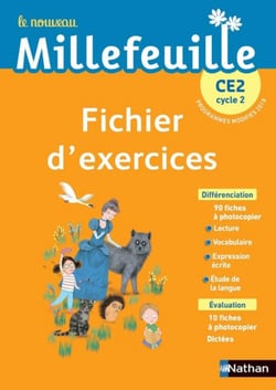 MILLE-FEUILLES : CE2 - fichier d'exercices (édition 2019)