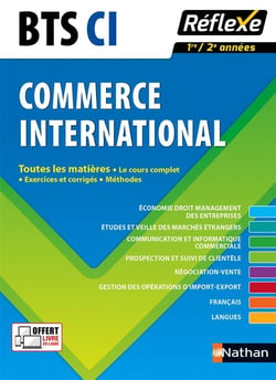 Bts Ci Commerce Internationnal Toutes  Matieres : Reflexe N11 2016