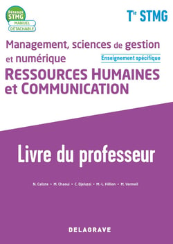 Réseaux STMG : management, sciences de gestion et numérique - ressources humaines et communication enseignement spécifique terminale STMG - livre du professeur (édition 2020)