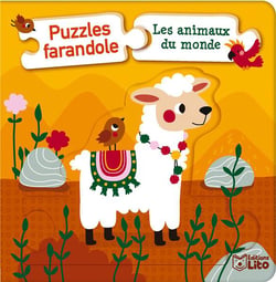 Mes puzzles farandole : les animaux du monde