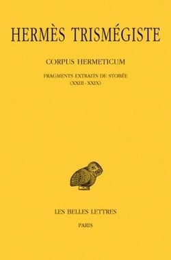 Corpus hermeticum Tome 3