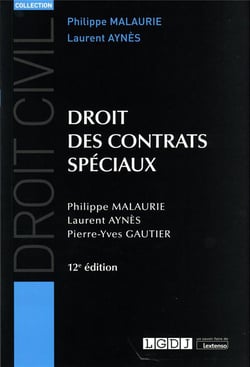 Droit des contrats spéciaux (12e édition)