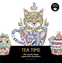 Happy coloriage - tea time