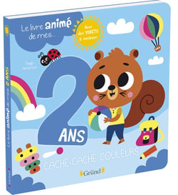 Le livre animé de mes 2 ans : cache-cache couleurs