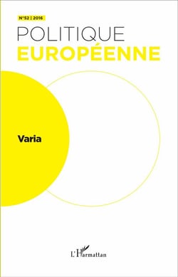Revue politique européenne Tome 52 : varia