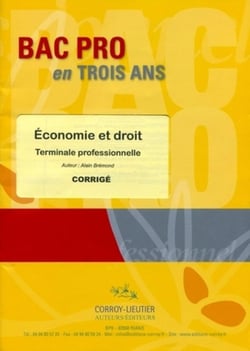 Économie et droit - terminale professionnelle - bac pro en trois ans - corrigé