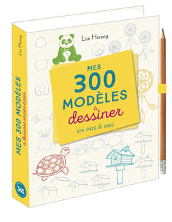 Mes 300 modèles à dessiner en pas a pas
