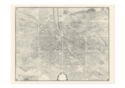 Carte plan de turgot : Géographie nostalgique