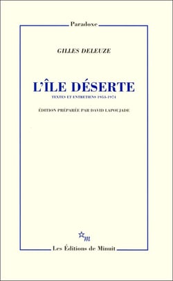 L'Ile déserte et autres textes (1953-1974)