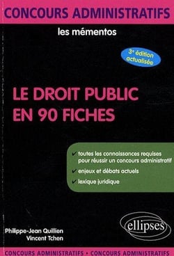 Le droit public en 90 fiches (3e édition)