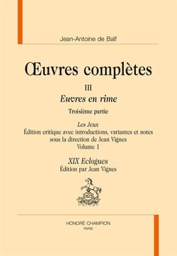 Oeuvres complètes Tome 3 - euvres en rime