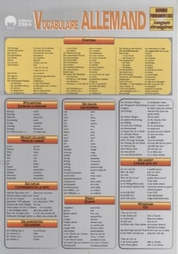 Vocabulaire allemand