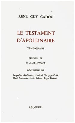 Le testament d'apollinaire